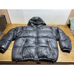 Vintage Southpole Duck Down Puffer Black Jacket Hoodie Men’s XL